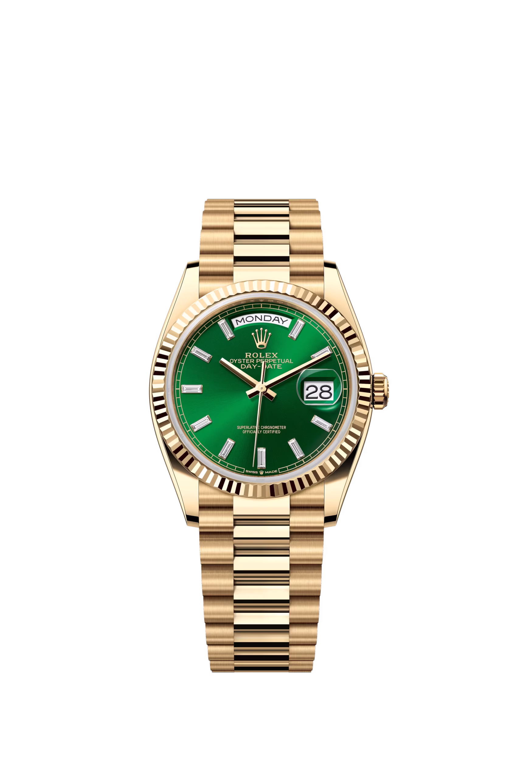 Rolex Day-Date 36 – Green Dial - 128238 Super Clone - Image 2
